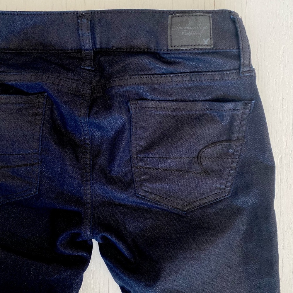 American eagle coated jeans
